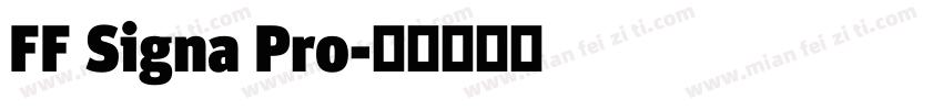 FF Signa Pro字体转换